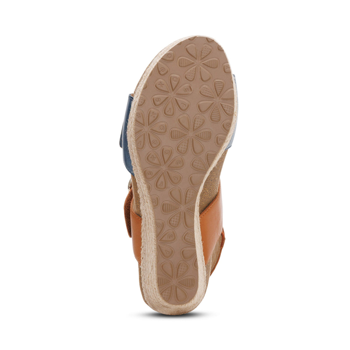 Aetrex Ashley Arch Support Wedge - Hazy Blue Multi
