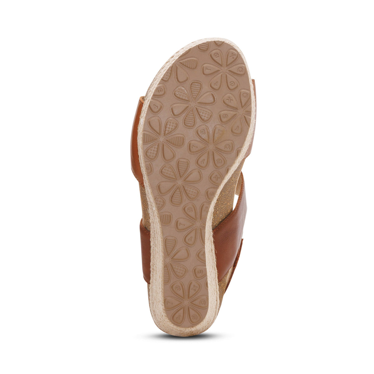 Aetrex Ashley Arch Support Wedge - Coffee Multi
