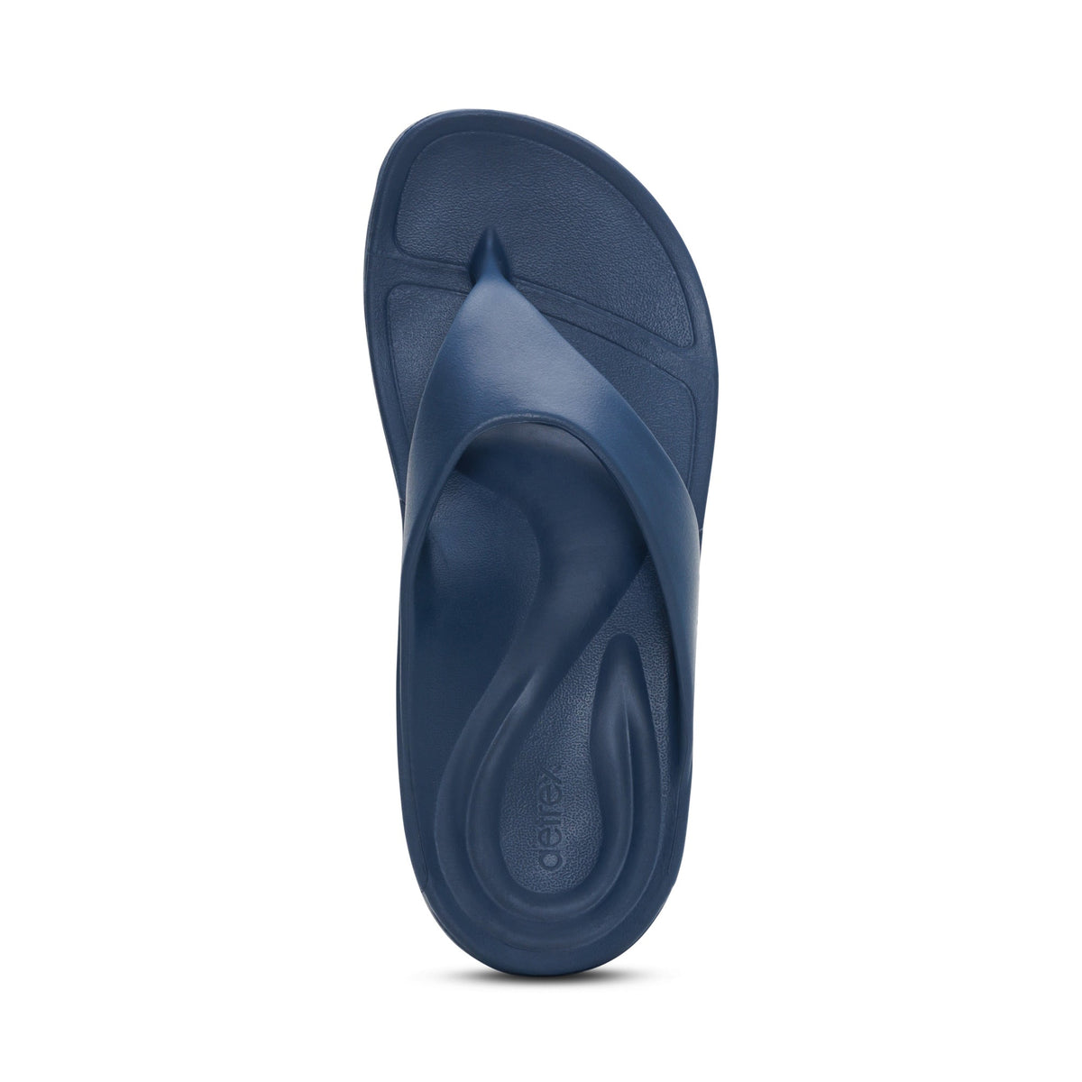Aetrex Maui Orthotic Men's Flips - Blue