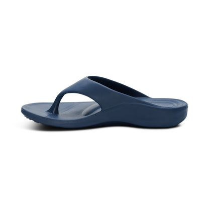 Aetrex Maui Orthotic Men's Flips - Blue