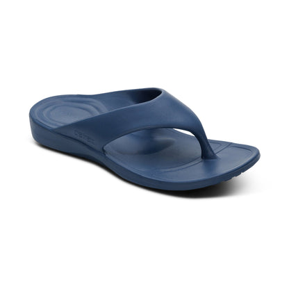 Aetrex Maui Orthotic Men's Flips - Blue