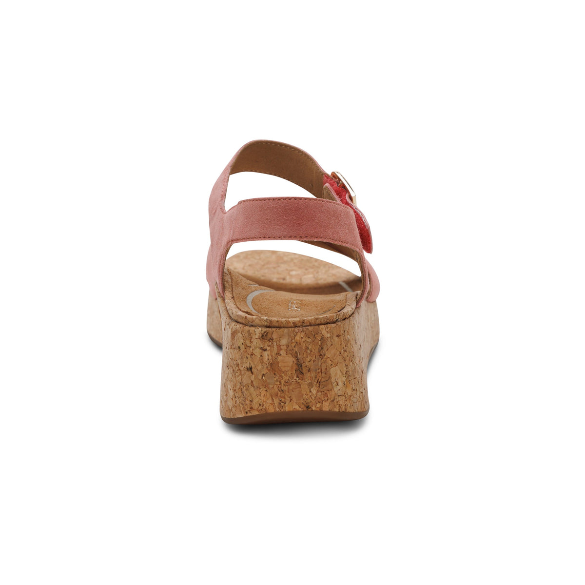 Aetrex Flora Adjustable Quarter Strap Wedge  - Antique Rose