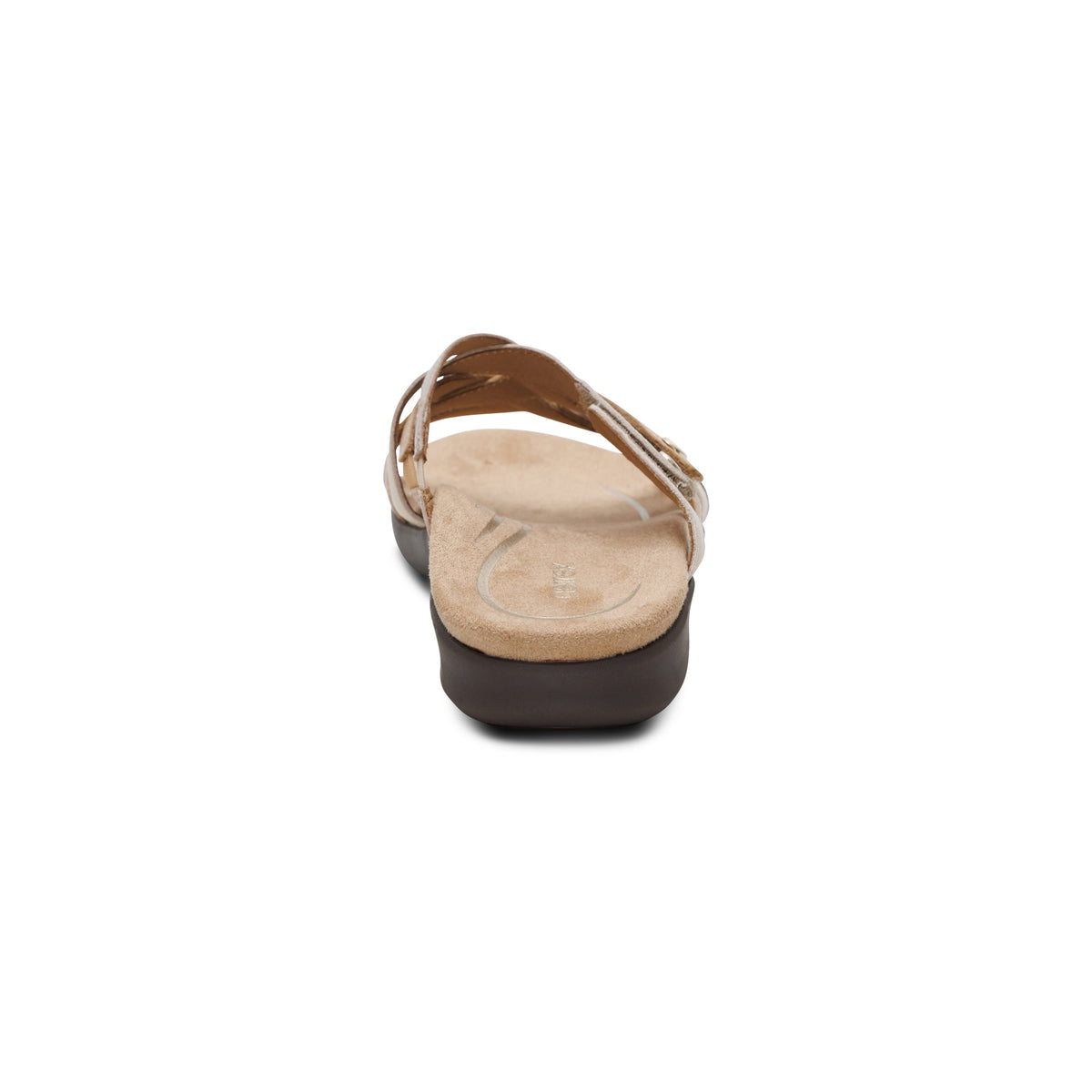 Aetrex Kasey Adjustable Slide Sandal - Off White