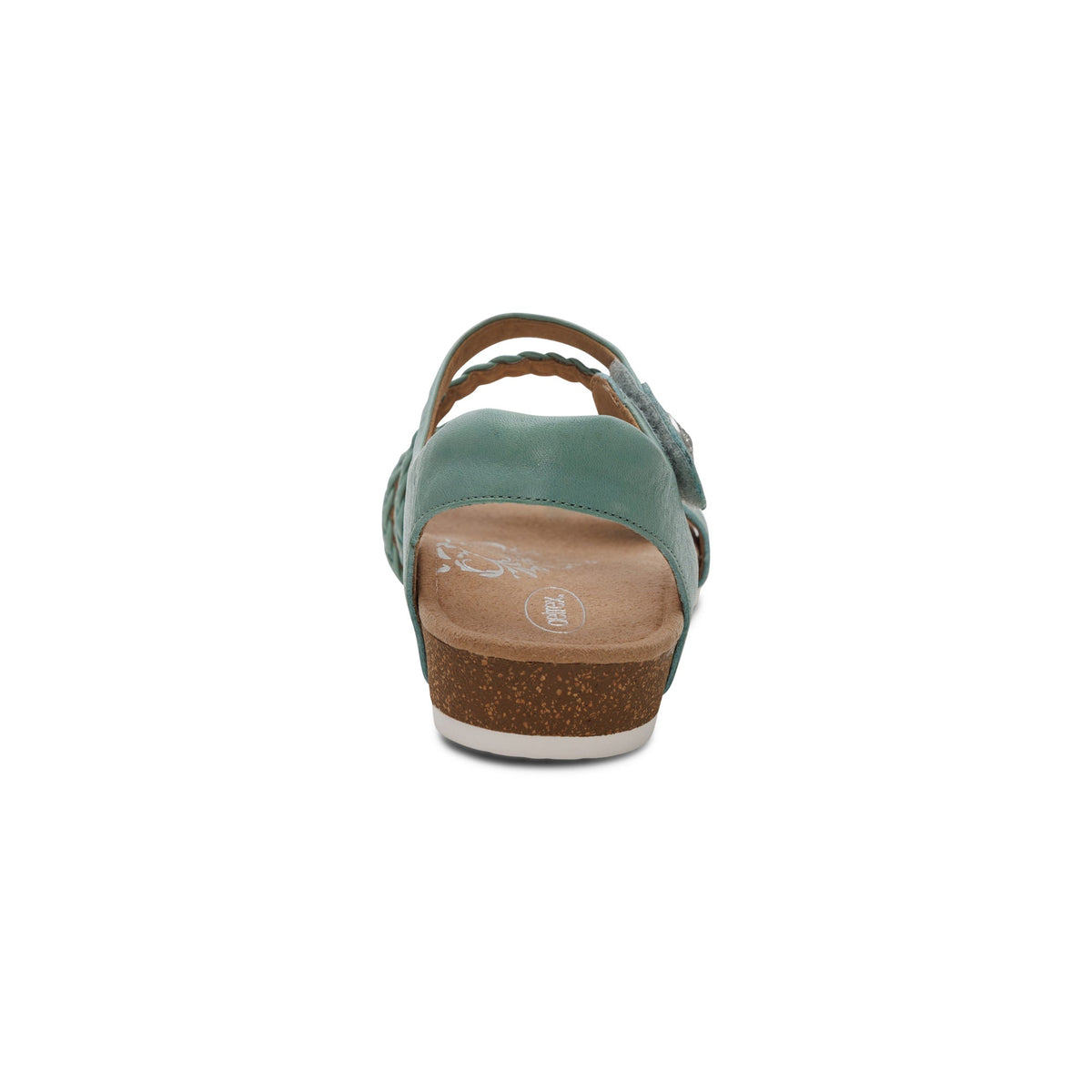 Aetrex Jillian Braided Quarter Strap Sandal - Sage