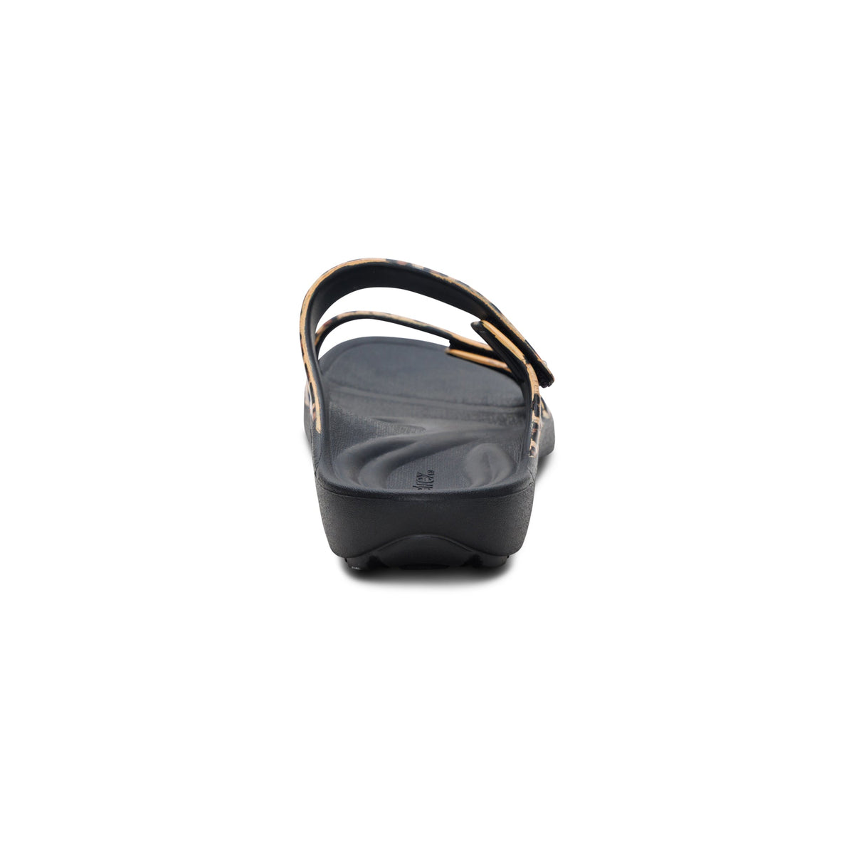 Aetrex Kaia Two Band Slide - Leopard