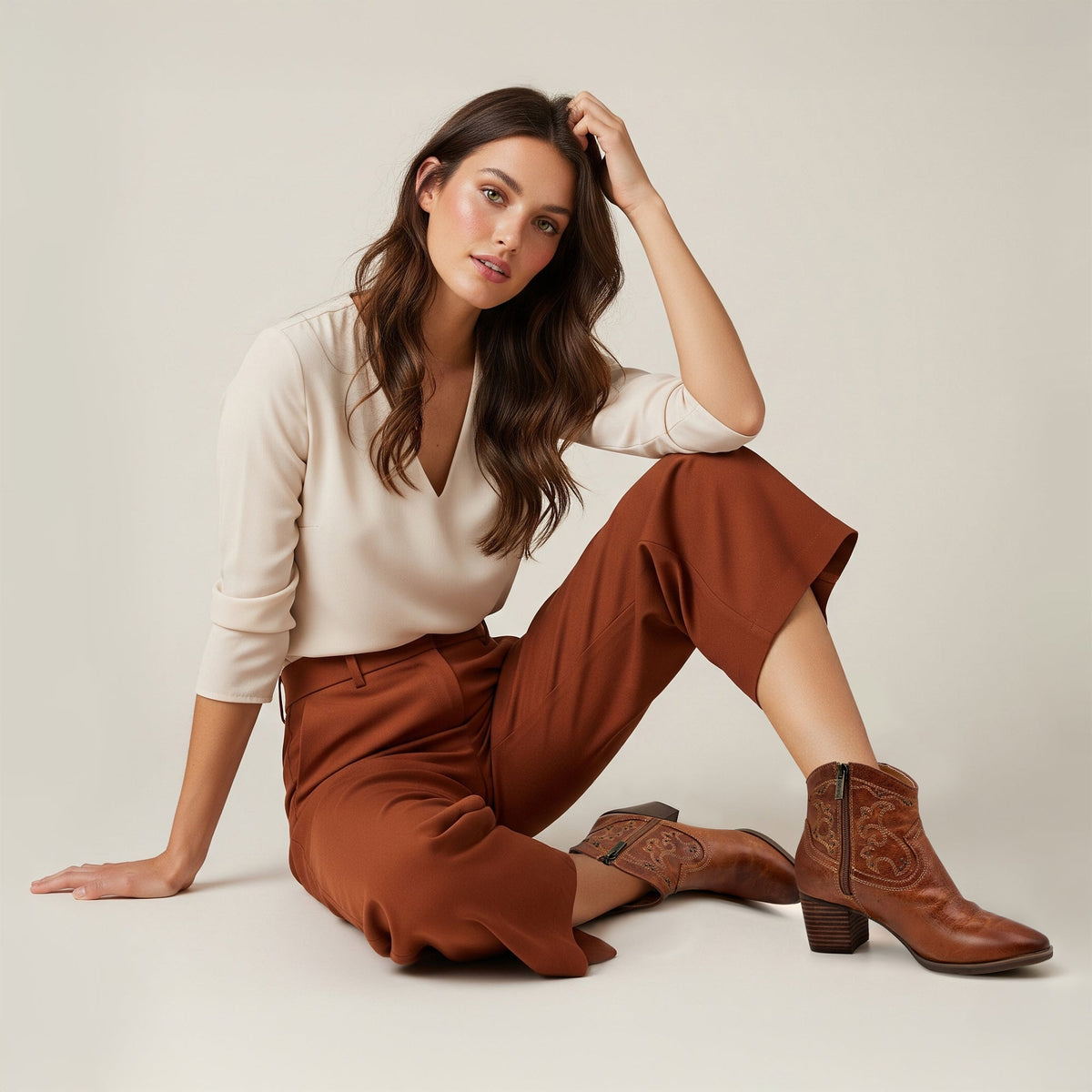 Aetrex Reagan Ankle Boot - Cognac