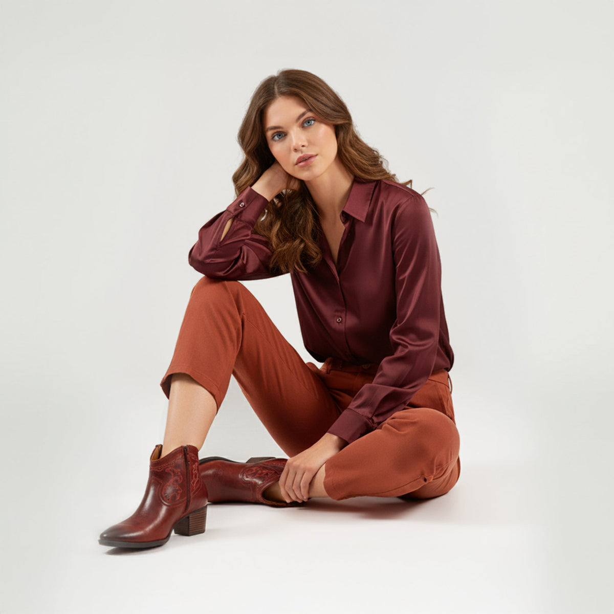 Aetrex Reagan Ankle Boot - Red