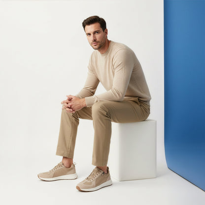 Aetrex Miles Arch Support Sneaker - Tan
