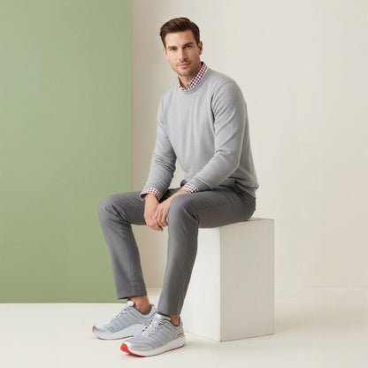 Aetrex Chase Arch Support Sneaker - Silver