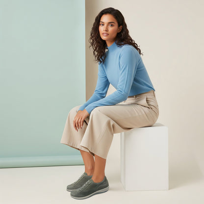 Aetrex Dahlia Lace-Up Oxford - Charcoal