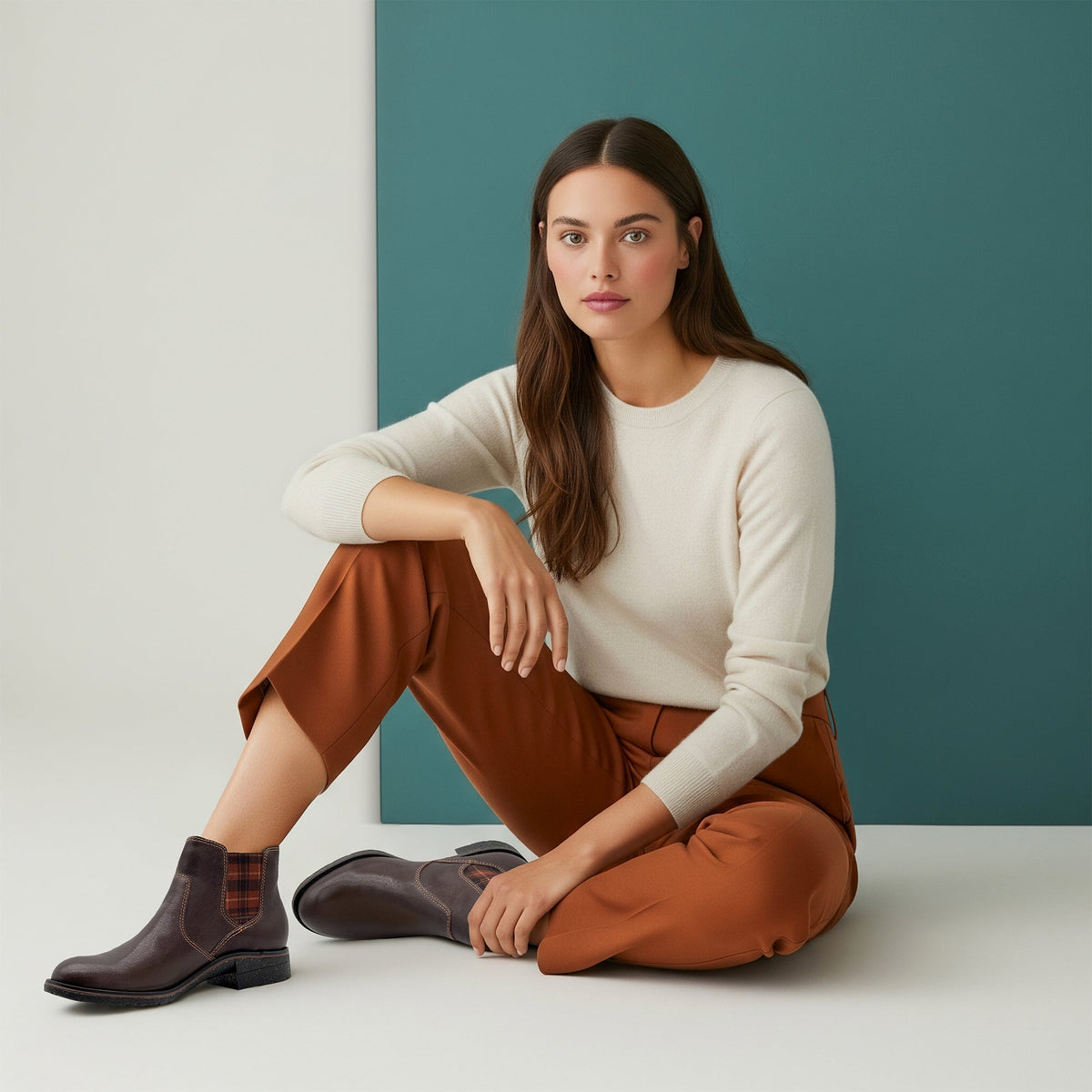 Aetrex Kaylee Arch Support Chelsea Boot - Dark Brown