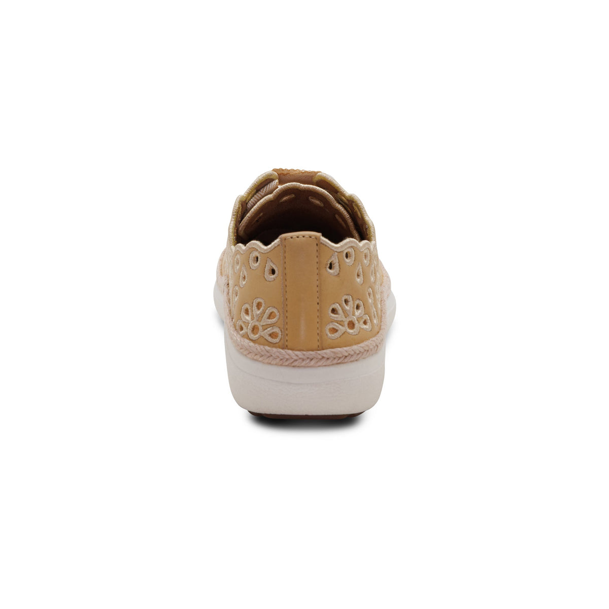 Aetrex Charlotte Lace-Up Sneaker - Butter