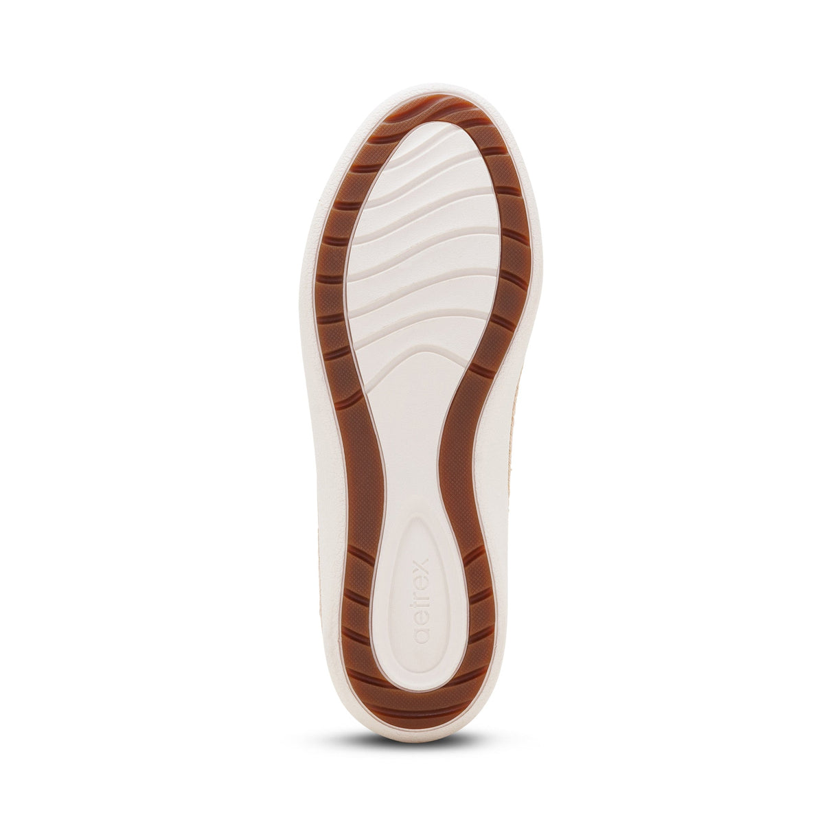 Aetrex Charlotte Lace-Up Sneaker - Butter