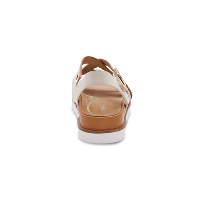 Aetrex Carmen Cross Band Adjustable Sandal - Champagne Multi