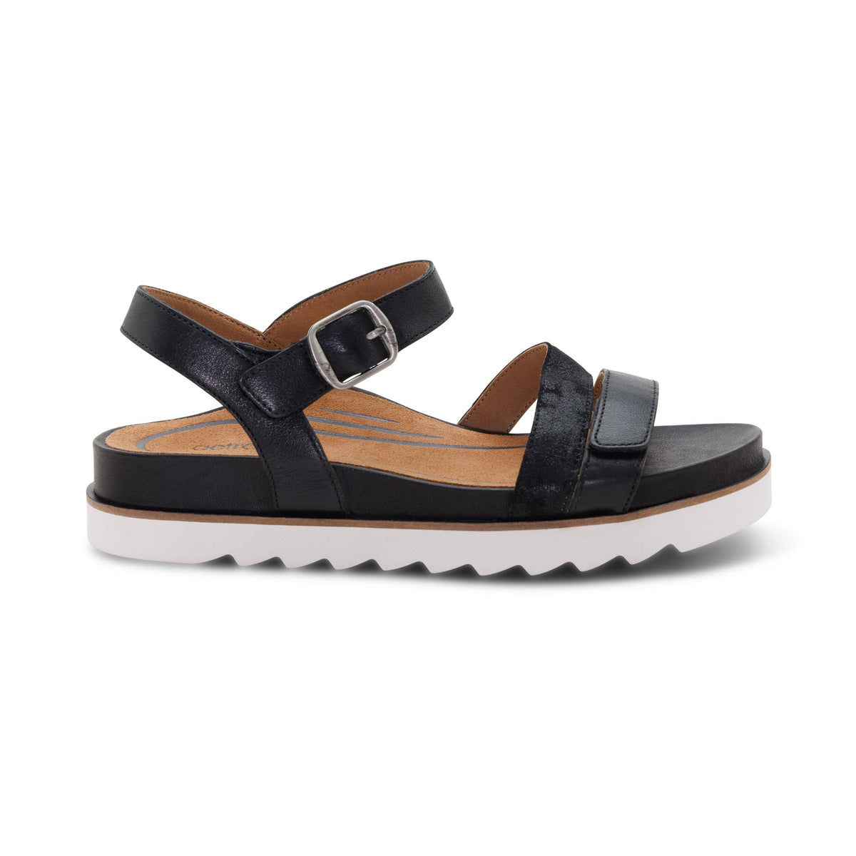 Aetrex Cass Arch Support Sandal - Black
