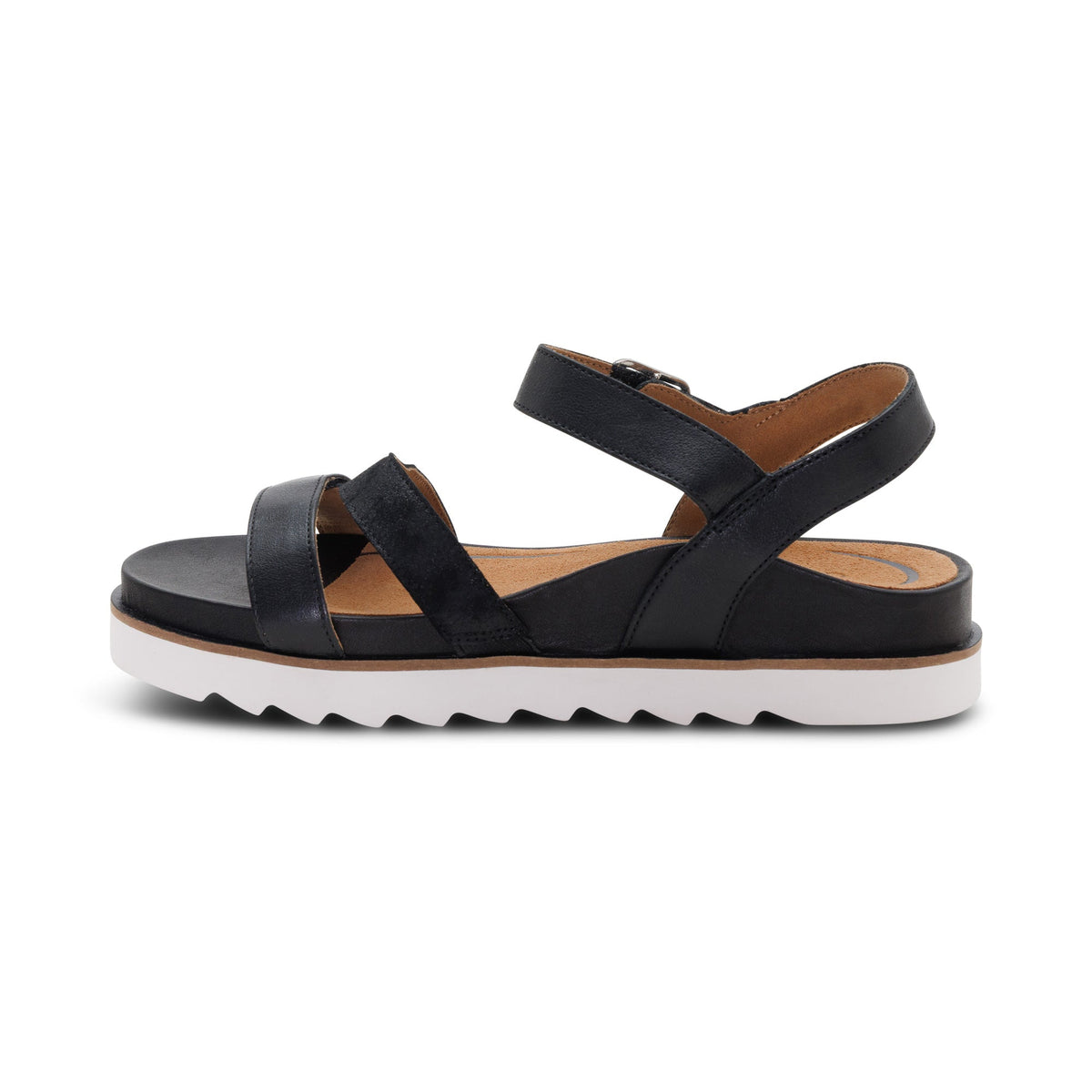 Aetrex Cass Arch Support Sandal - Black