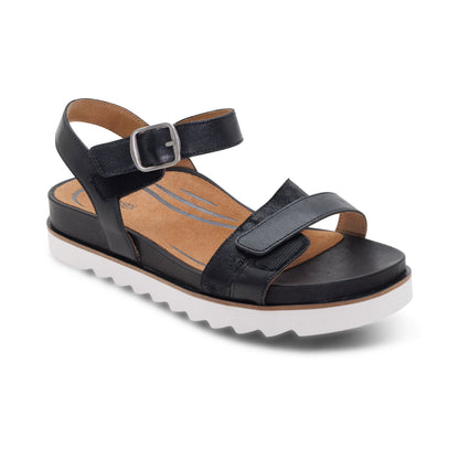 Aetrex Cass Arch Support Sandal - Black