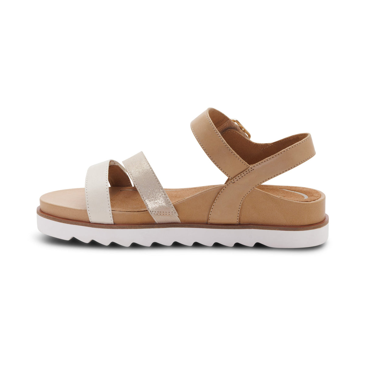 Aetrex Cass Arch Support Sandal - Champagne Multi
