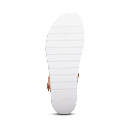 Aetrex Cass Arch Support Sandal - Champagne Multi