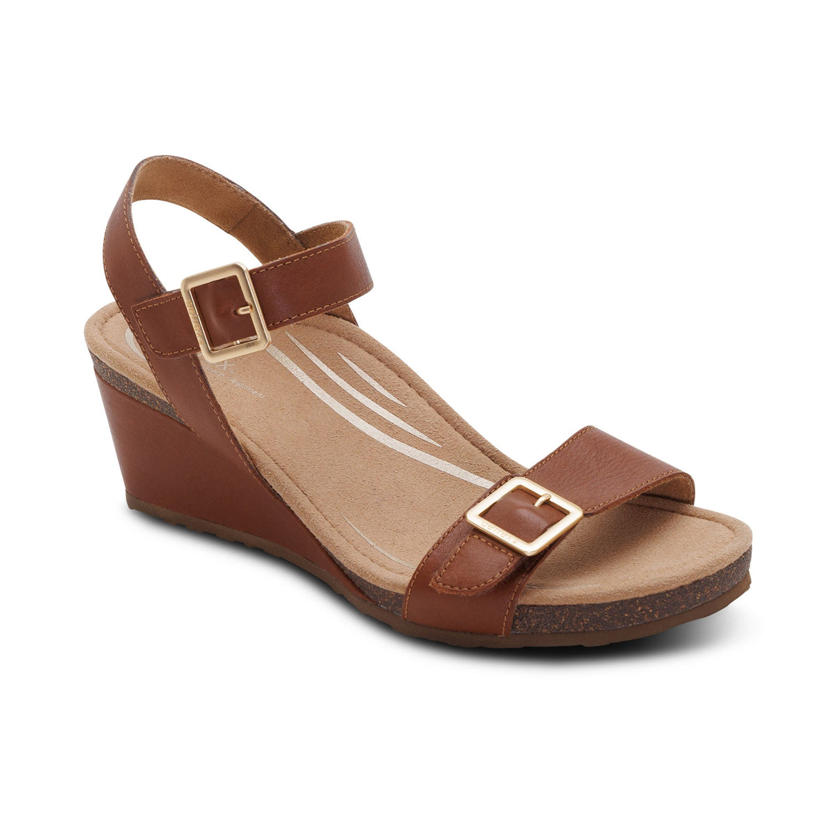 Aetrex Naomi Platform Wedge - Chilli