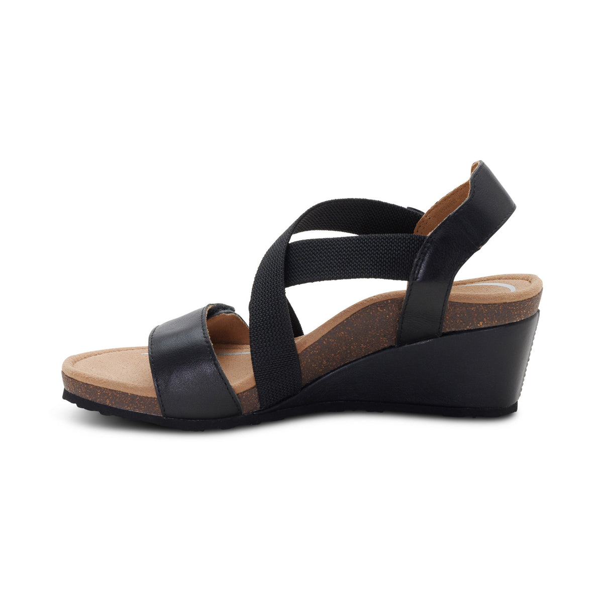 Aetrex Kathy Platform Wedge - Black