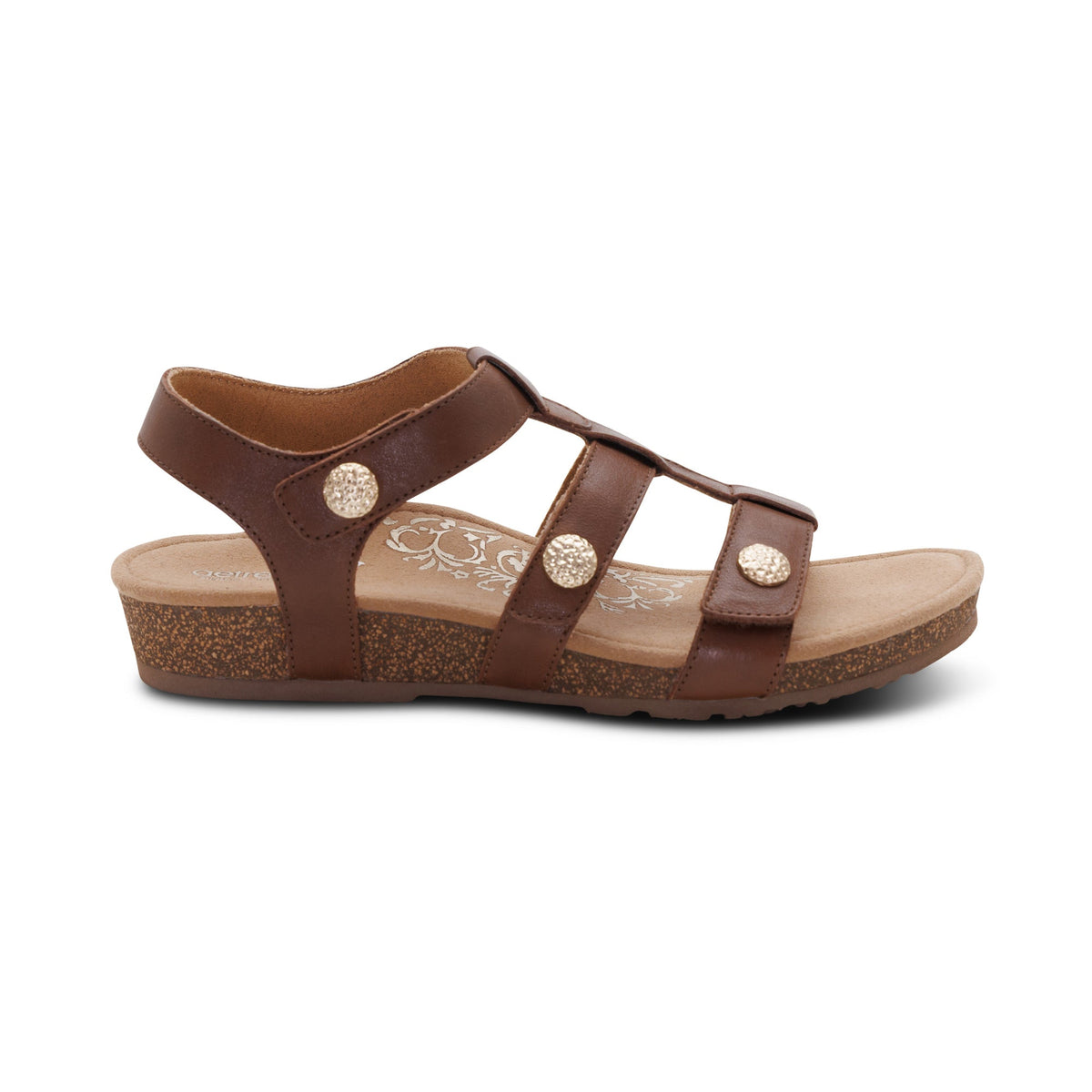 Aetrex Veronica Arch Support Sandal - Coffee