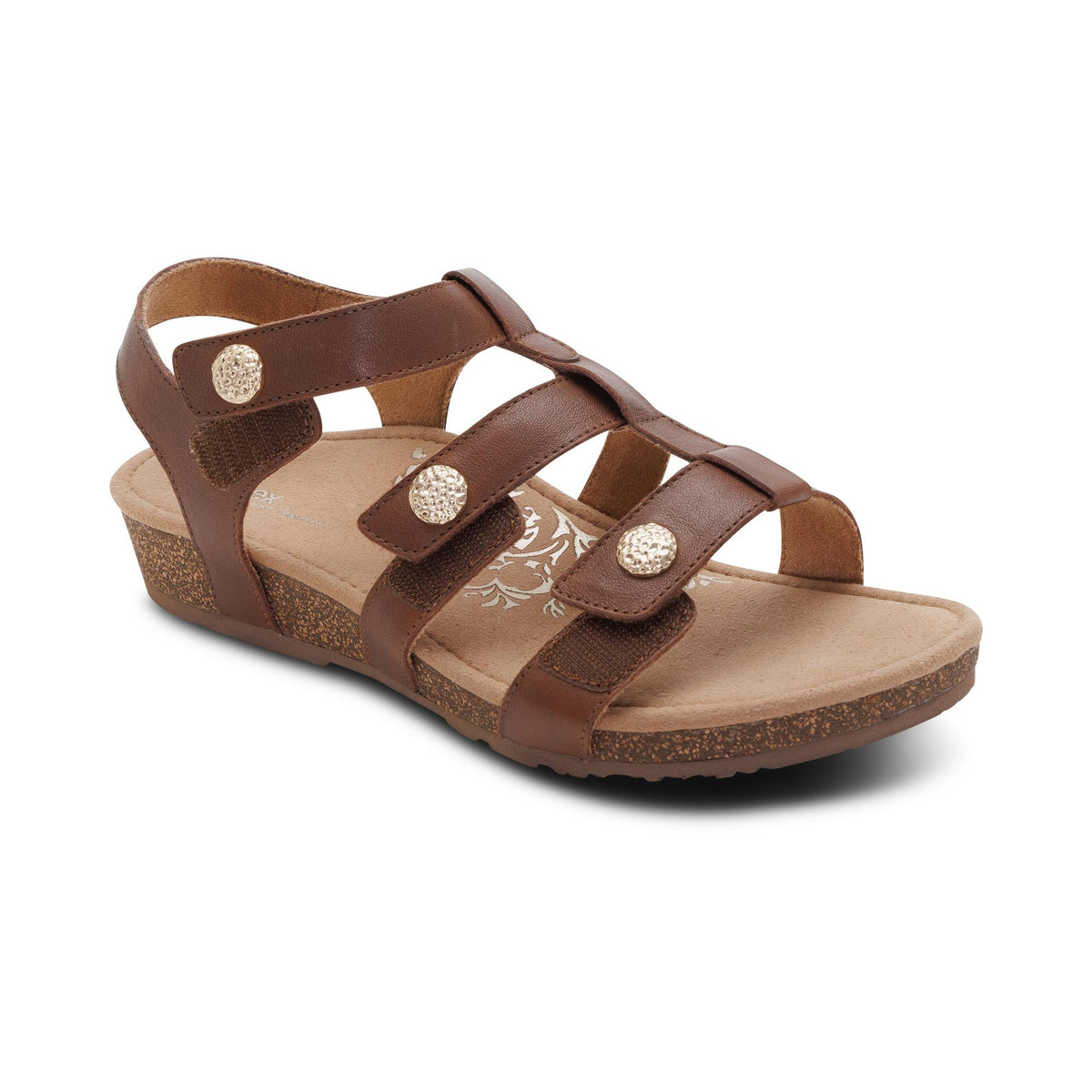 Aetrex Veronica Arch Support Sandal - Coffee