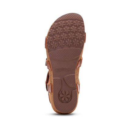 Aetrex Veronica Arch Support Sandal - Coffee