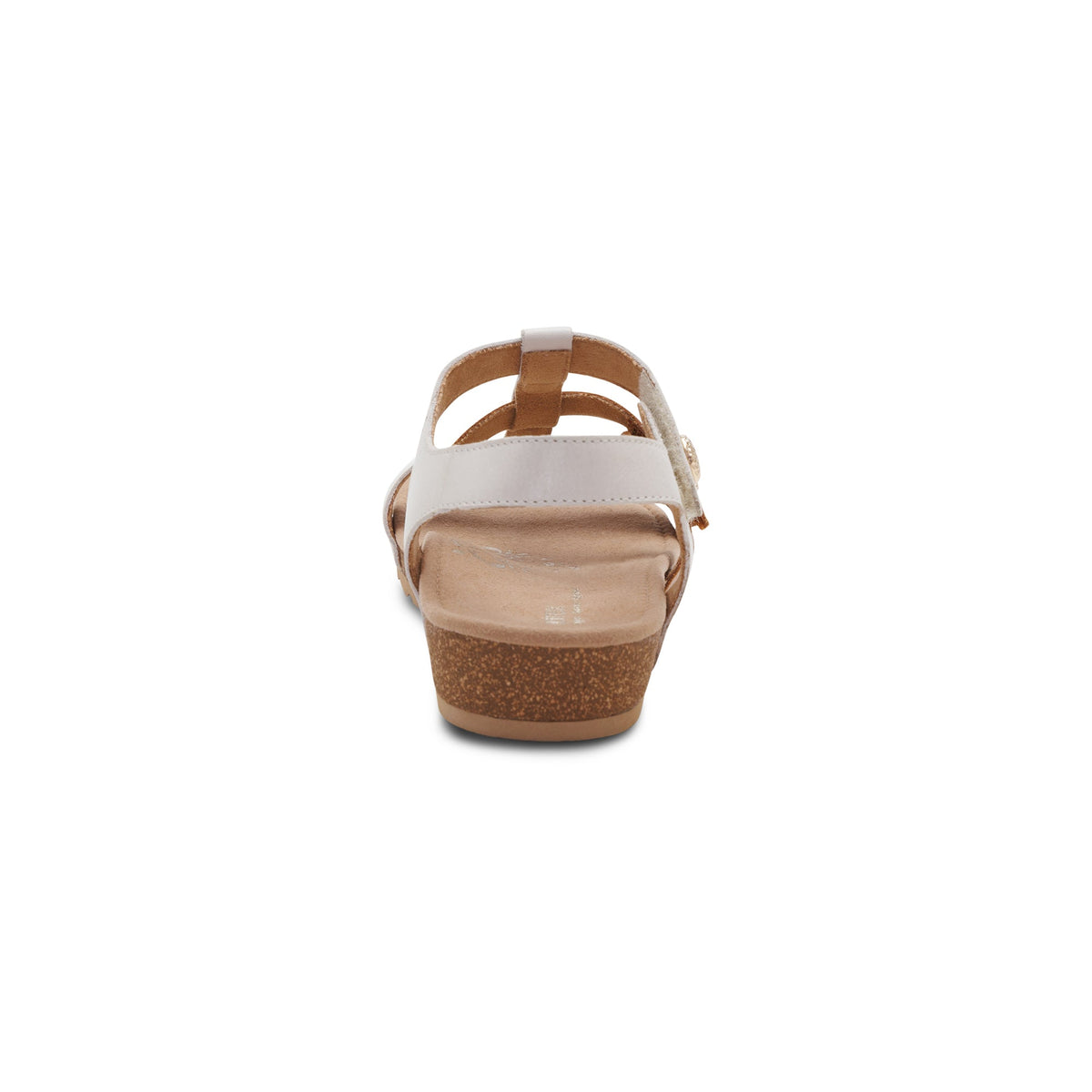 Aetrex Veronica Arch Support Sandal - Tan White Multi
