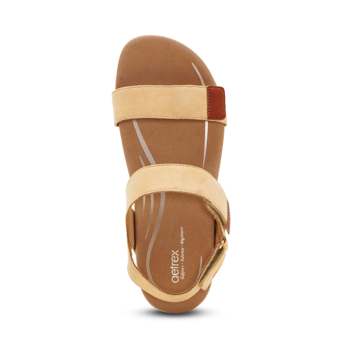 Aetrex Leslie Arch Support Sandal - Butter