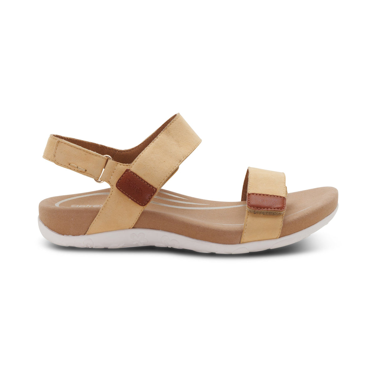 Aetrex Leslie Arch Support Sandal - Butter
