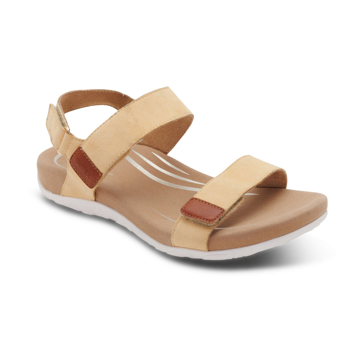 Aetrex Leslie Arch Support Sandal - Butter