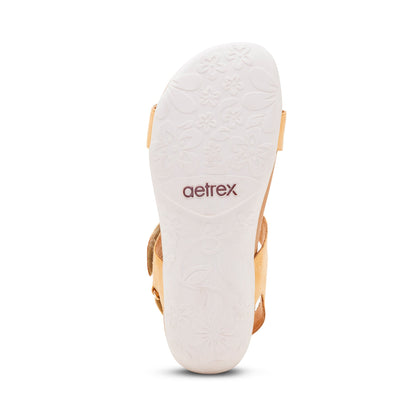 Aetrex Leslie Arch Support Sandal - Butter