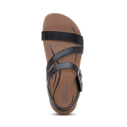 Aetrex Susie Arch Support Sandal - Black