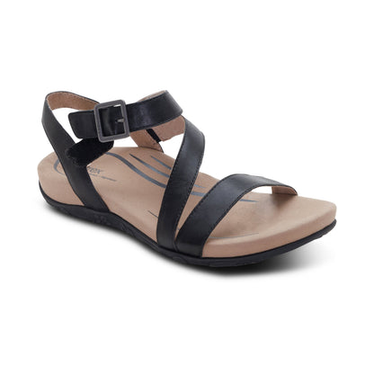 Aetrex Susie Arch Support Sandal - Black