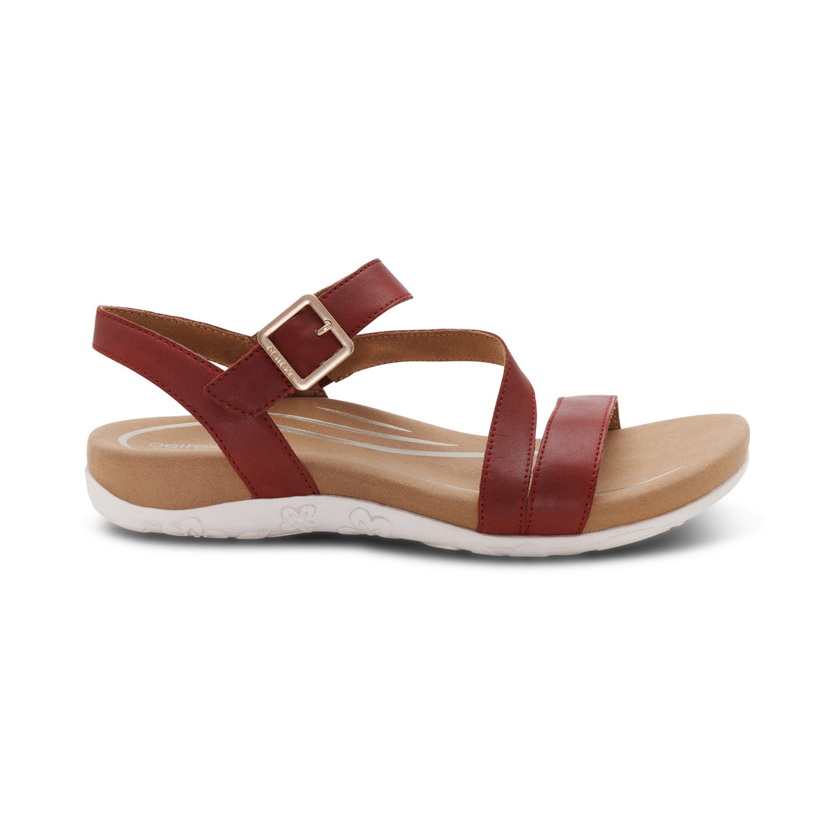 Aetrex Susie Arch Support Sandal - Red