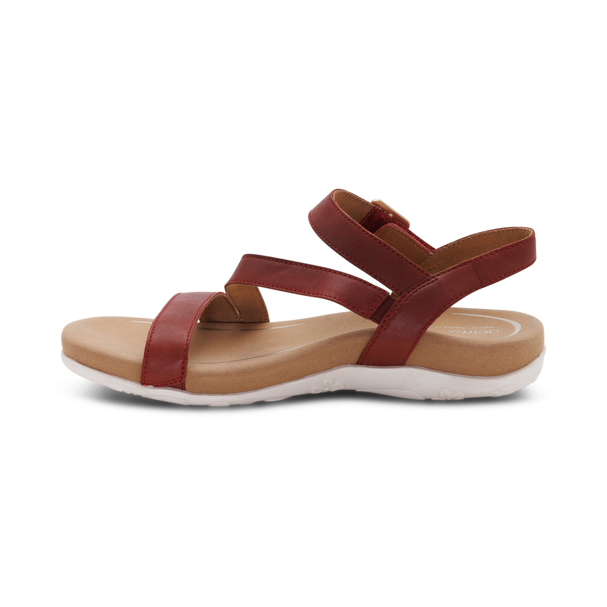 Aetrex Susie Arch Support Sandal - Red