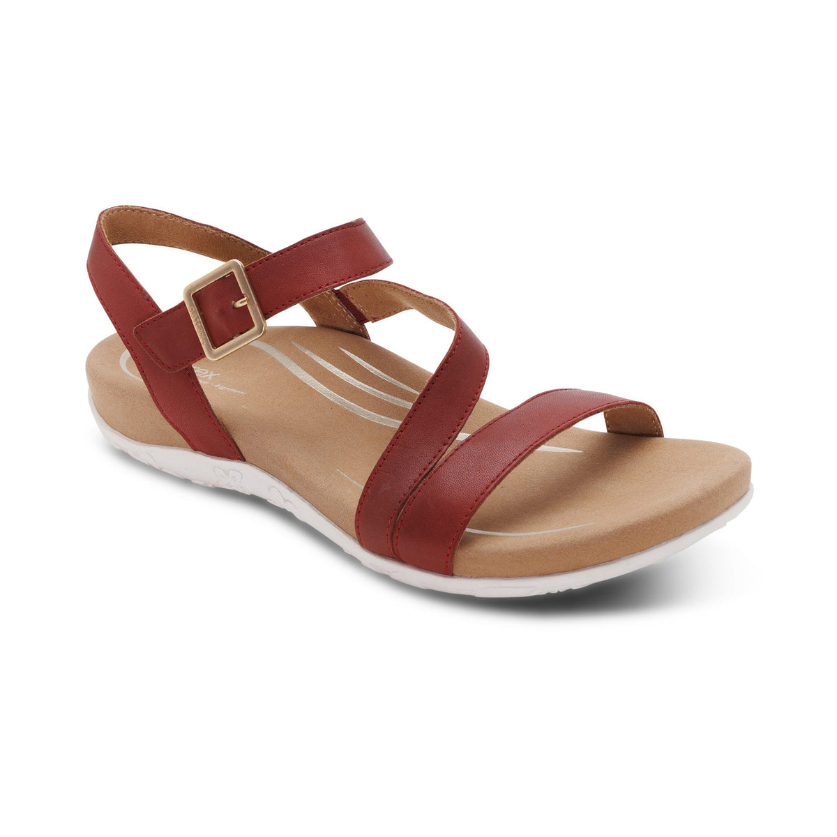 Aetrex Susie Arch Support Sandal - Red