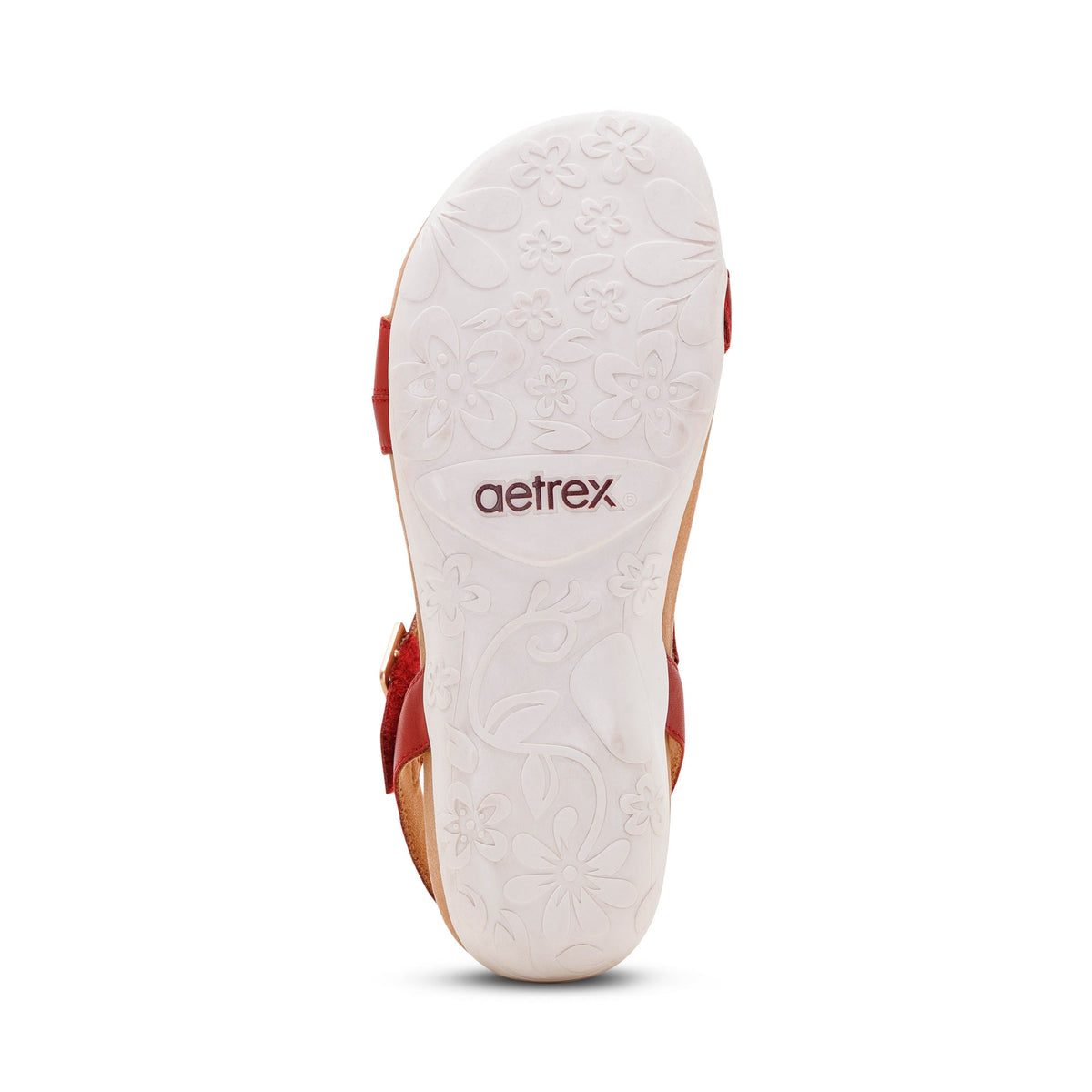 Aetrex Susie Arch Support Sandal - Red