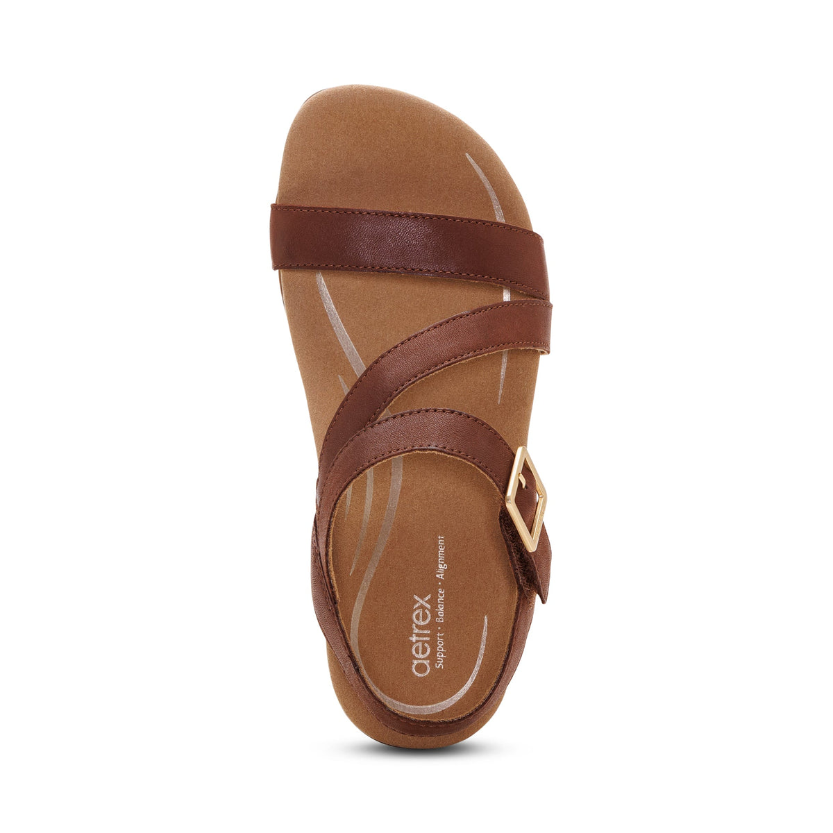 Aetrex Susie Arch Support Sandal - Chilli