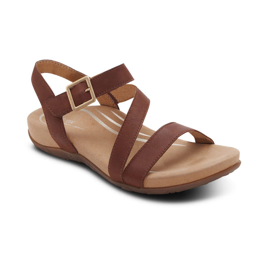 Aetrex Susie Arch Support Sandal - Chilli