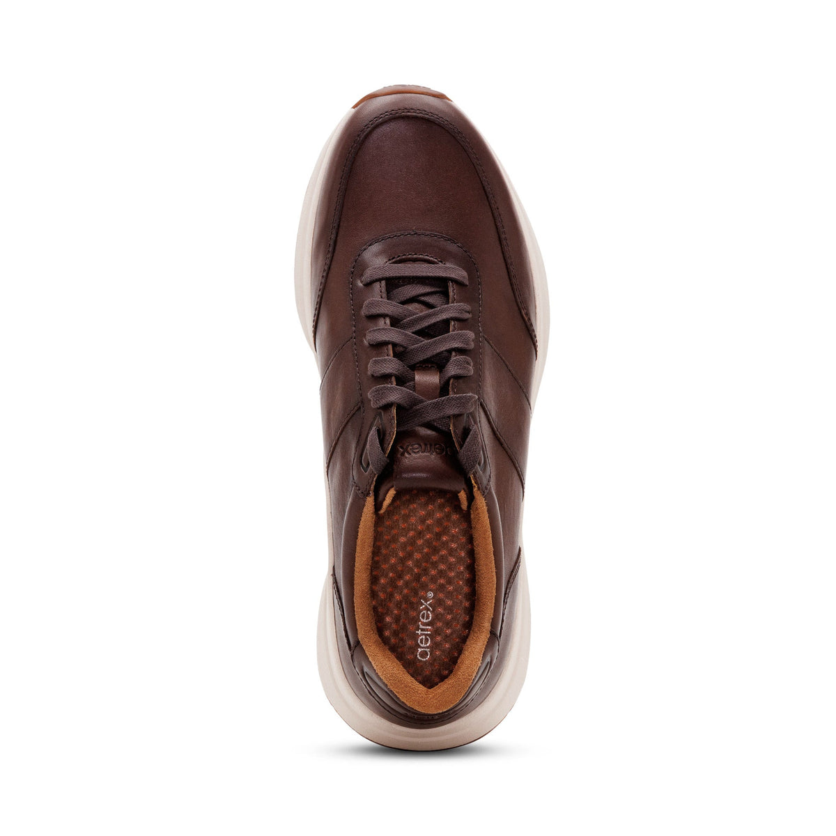 Aetrex Graham Arch Support Sneaker - Dark Brown