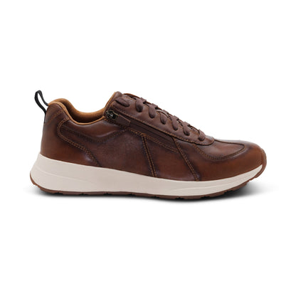 Aetrex Miles Arch Support Sneaker - Cognac