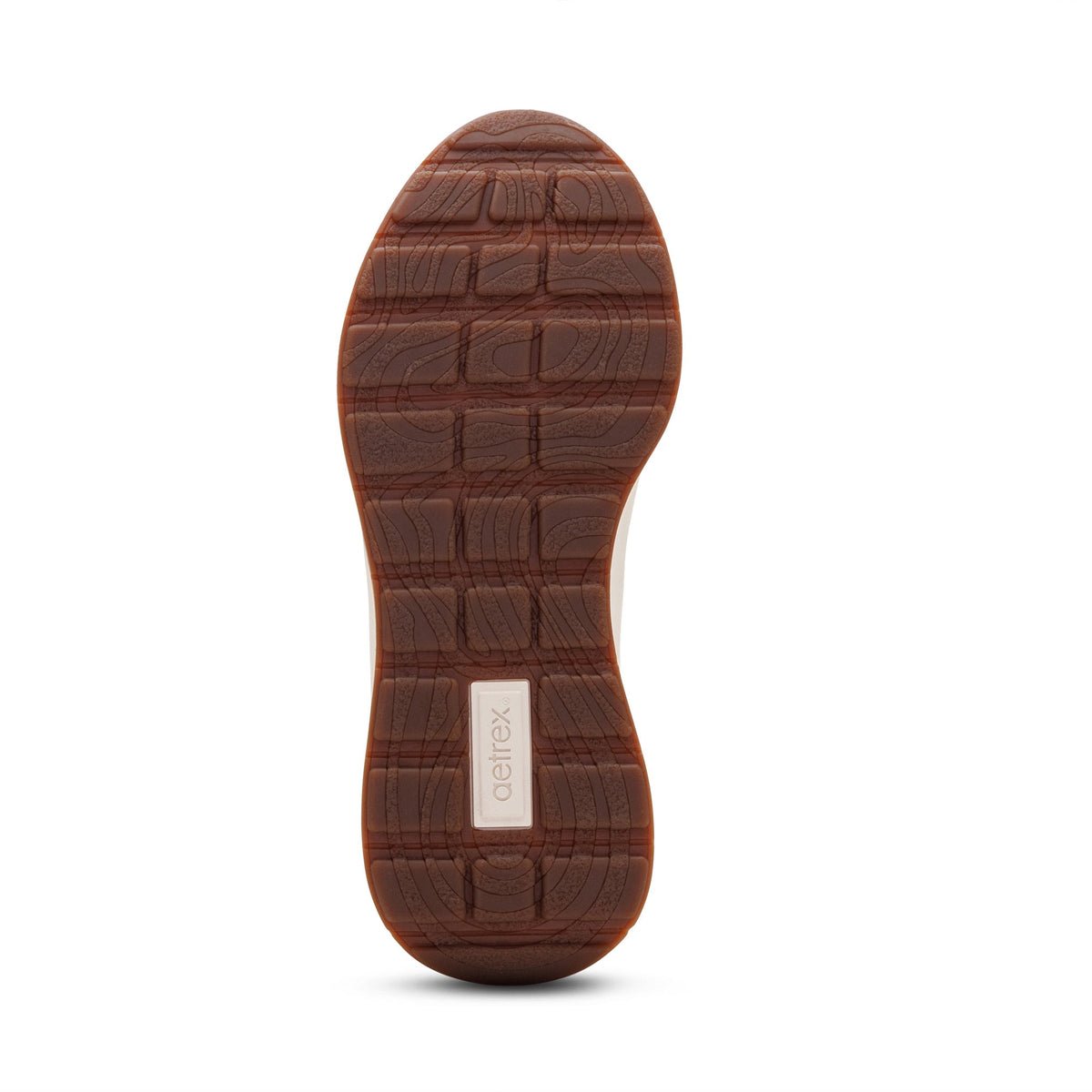 Aetrex Miles Arch Support Sneaker - Cognac