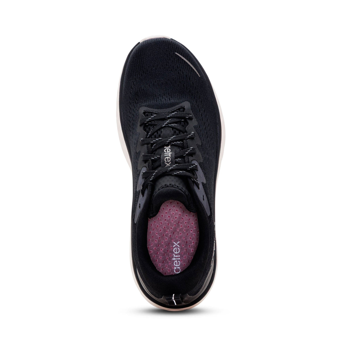 Aetrex Nova Arch Support Sneaker - Black