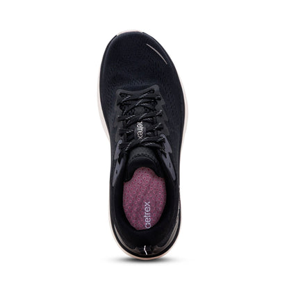 Aetrex Nova Arch Support Sneaker - Black