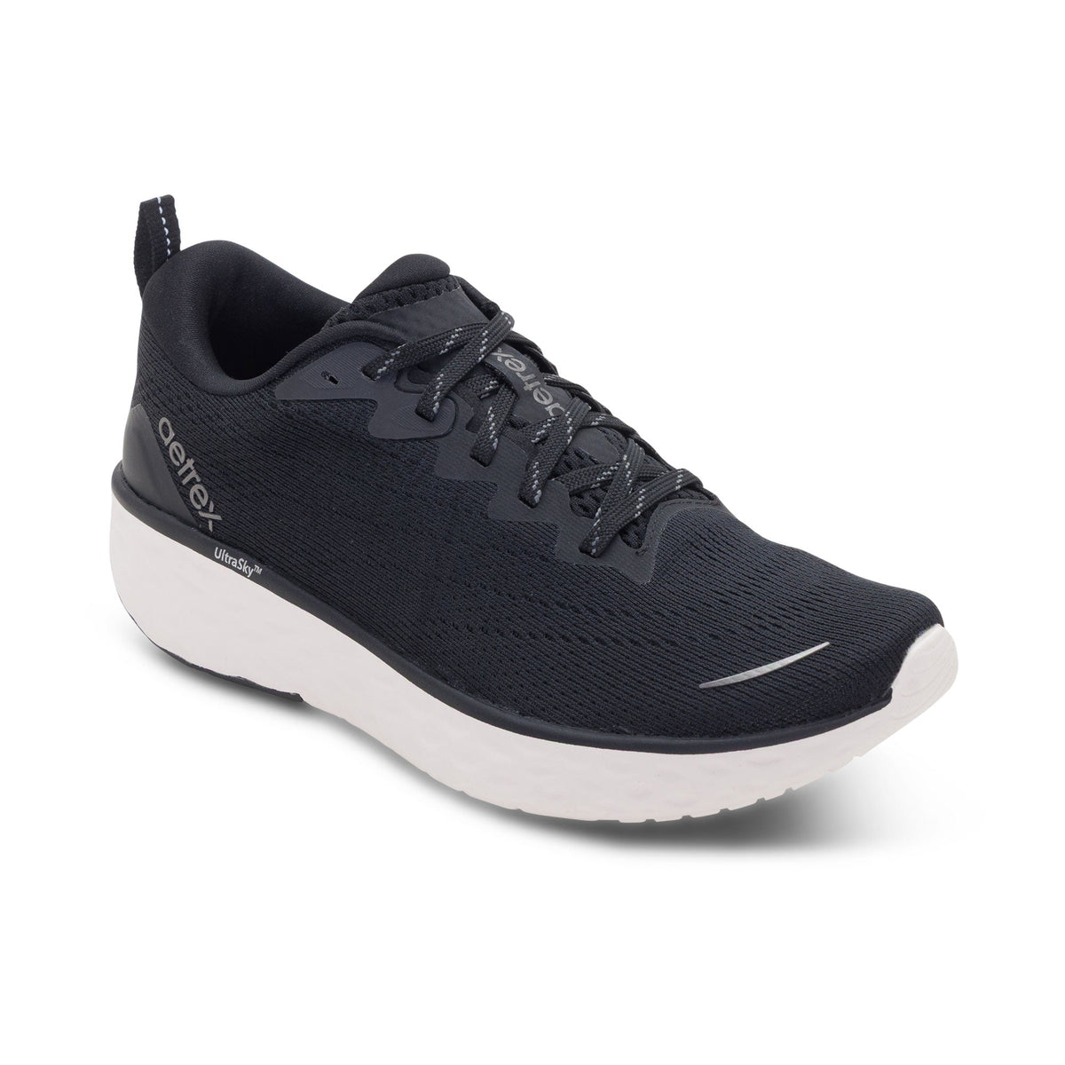 Aetrex Nova Arch Support Sneaker - Black