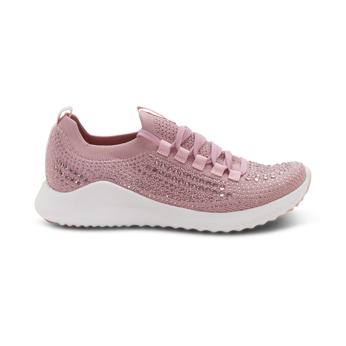 Aetrex Carly Arch Support Sneaker - Pink Sparkle