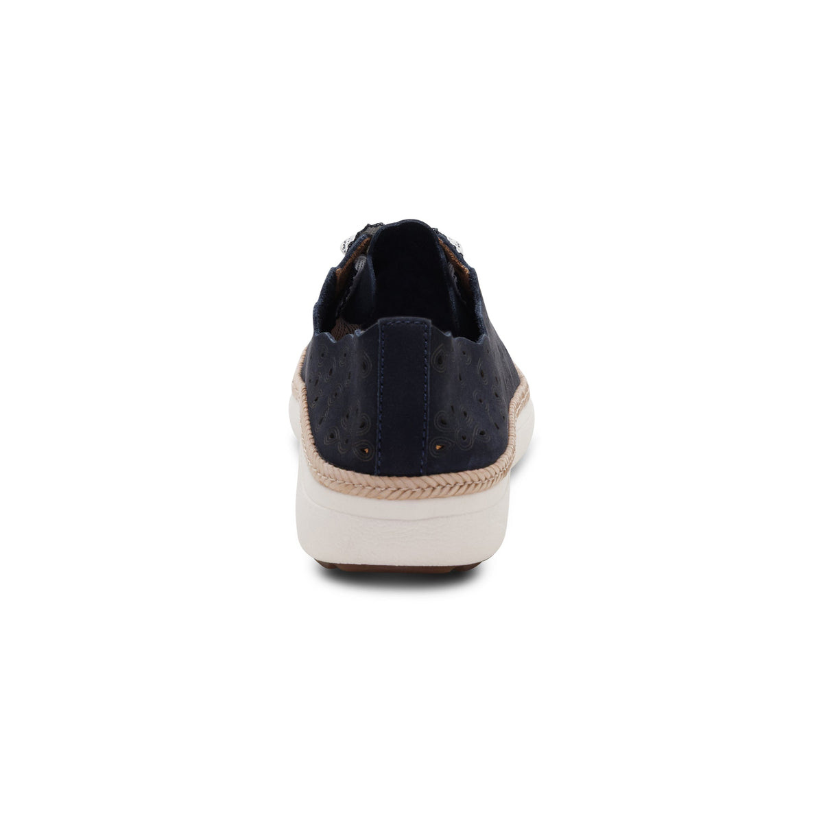 Aetrex Charlotte Lace-Up Sneaker - Navy Nubuck