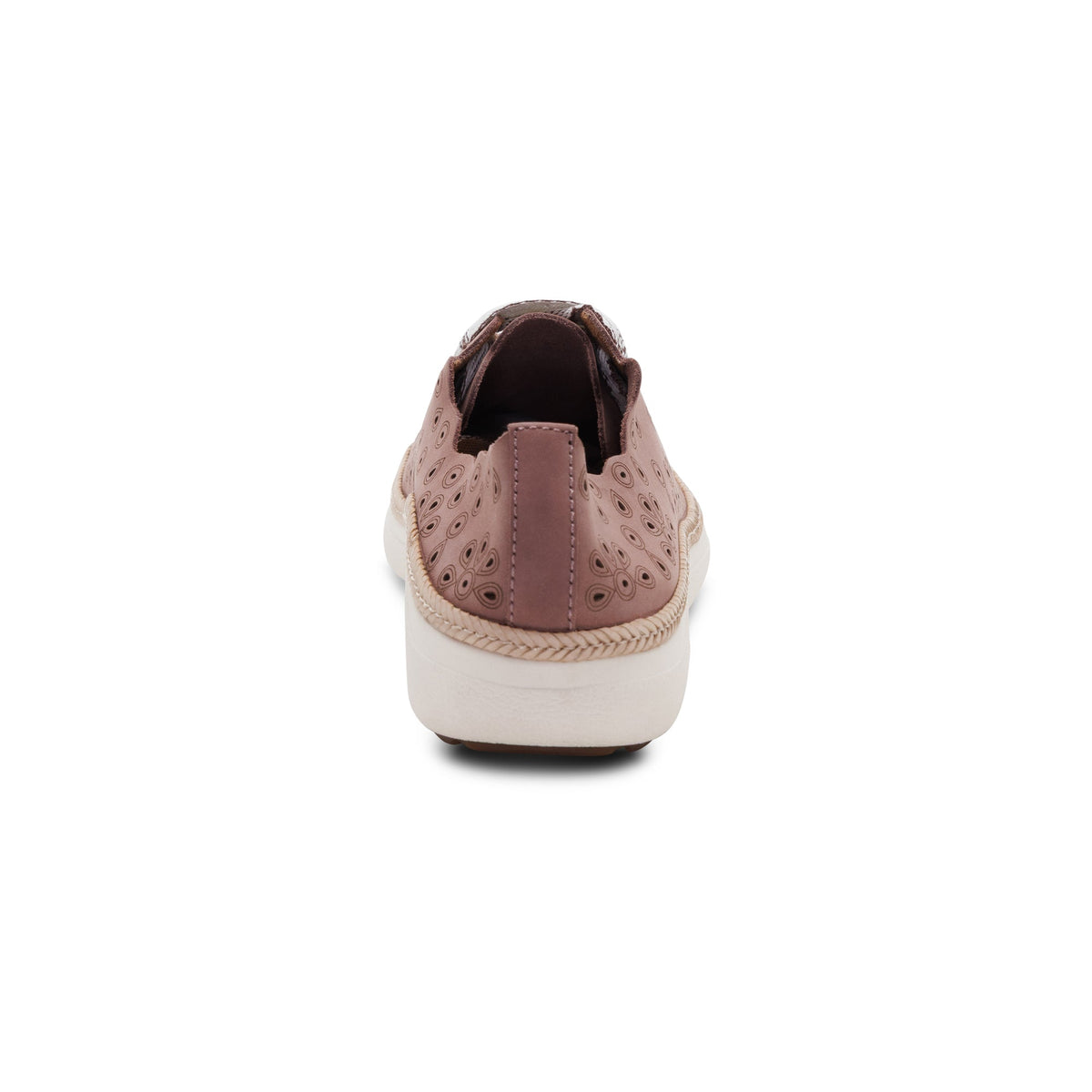 Aetrex Charlotte Lace-Up Sneaker - Mauve Nubuck